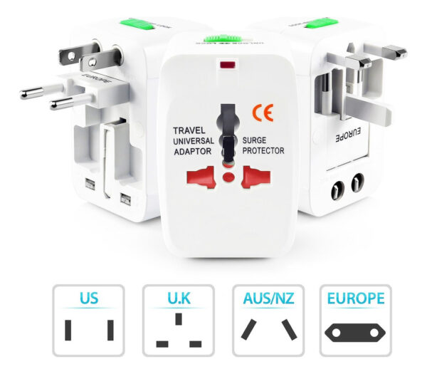 Adaptador Universal Viajero Cualquier Enchufe Europa - Image 4