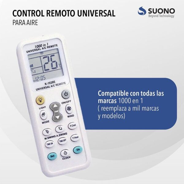 Control Remoto Aire Acondicionado Universal