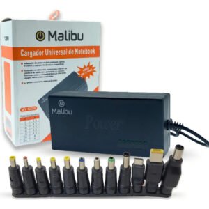 Cargador Notebook Malibu Universal con 12 Pines intercambiables